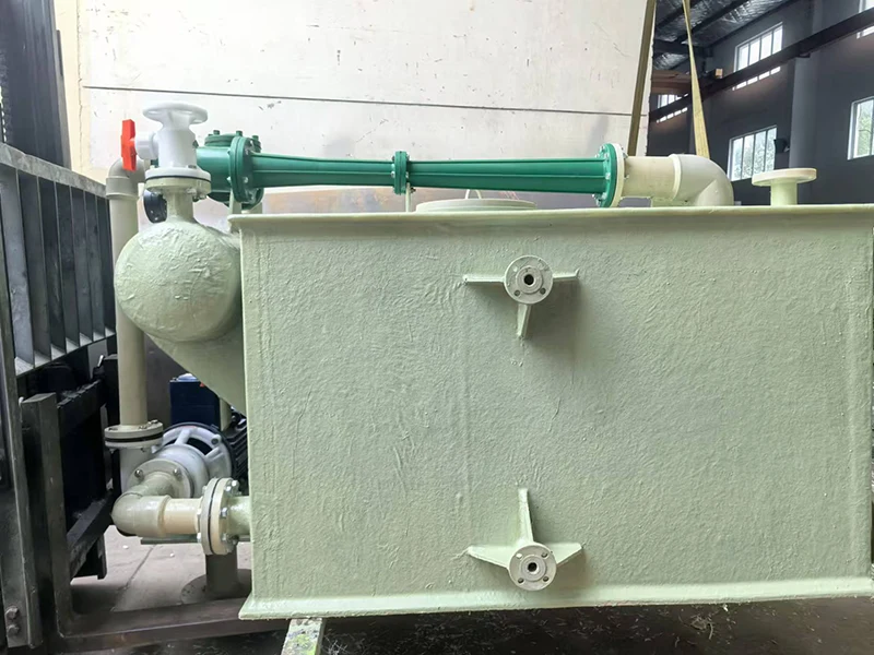 Unidad de vacío de chorro de agua horizontal FRP