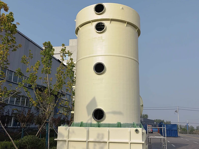 Torre de absorción de gas de cola de FRP