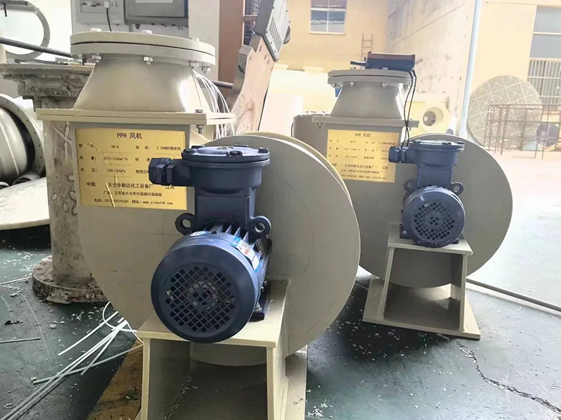 Ventilador anticorrosión de polipropileno