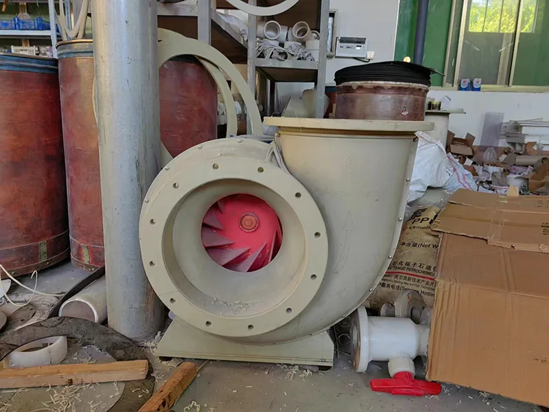 Ventilador centrífugo de polipropileno