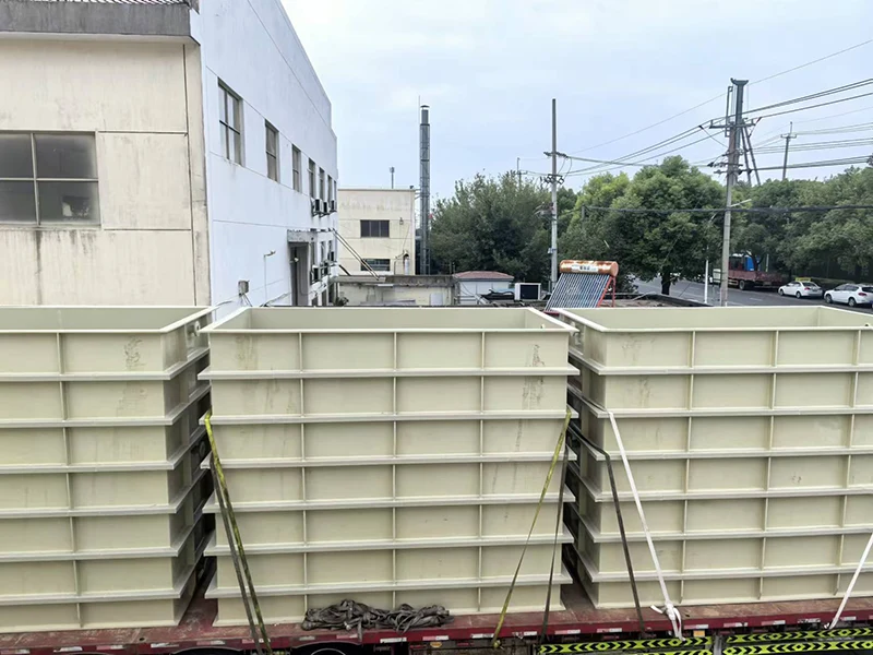 Tanque de almacenamiento cuadrado de PPH